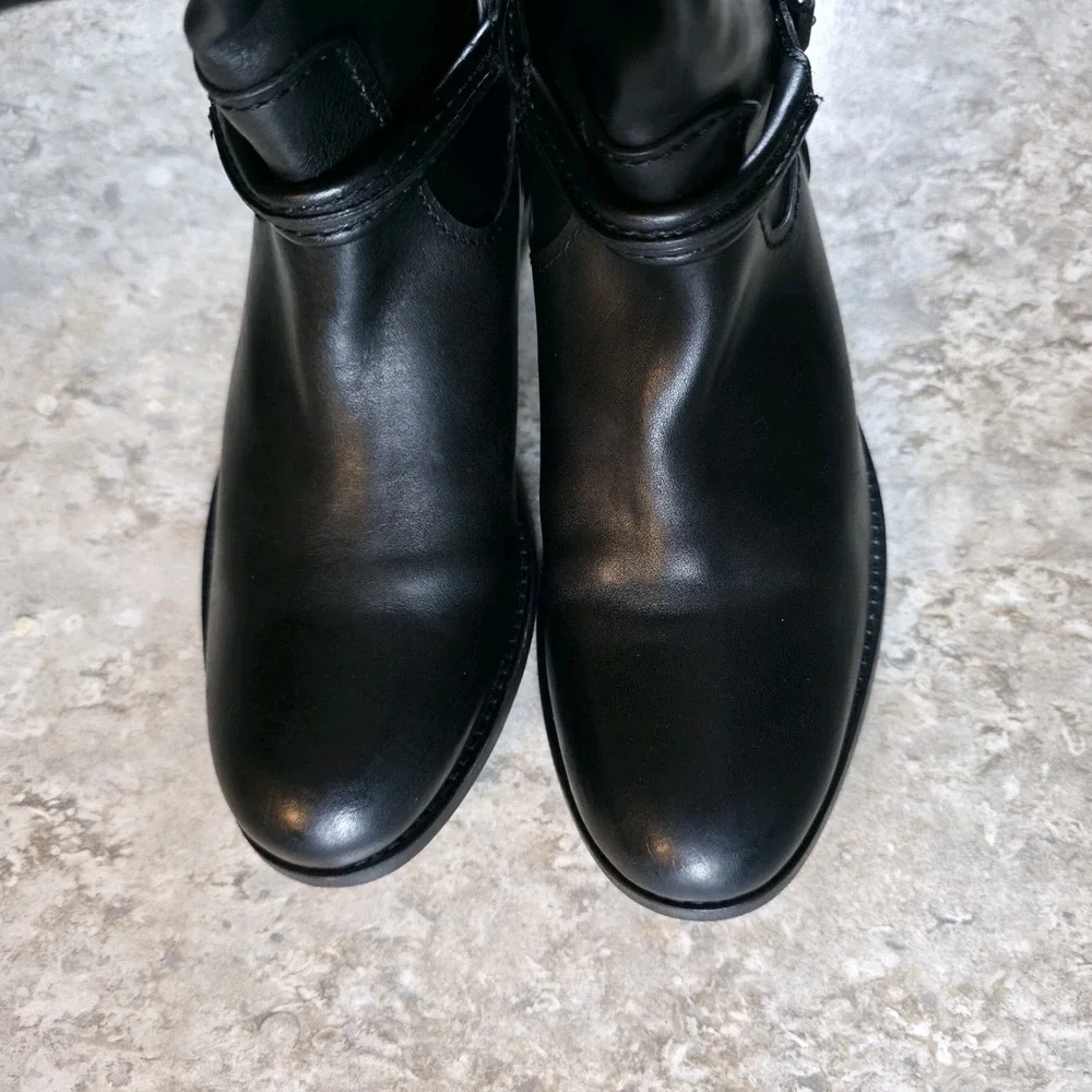 Frye Tall Riding Womens Black Melissa Leather Knee Equestrian High Boot Size 6 B
